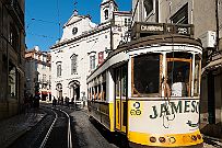 Potugal-1847 Les fameux tram de Lisbonne